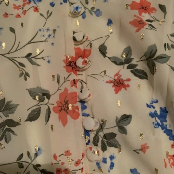 B Darlin Ivory and Small Floral Midi Dress size 5/6 - Picture 5 of 5